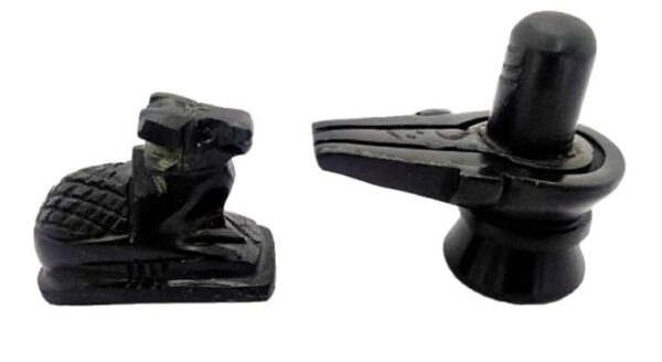 Black Marble Shiva And Nandi Ji Pooja For Home