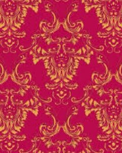 Pink Printed Waterproof Adhesive Wallpaper For Home Decoration 5 Meter