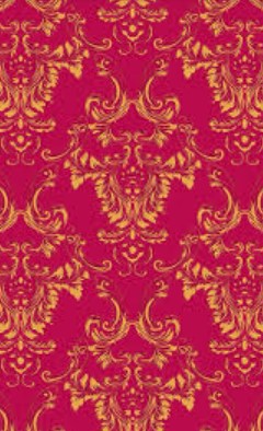 Pink Printed Waterproof Adhesive Wallpaper For Home Decoration 5 Meter