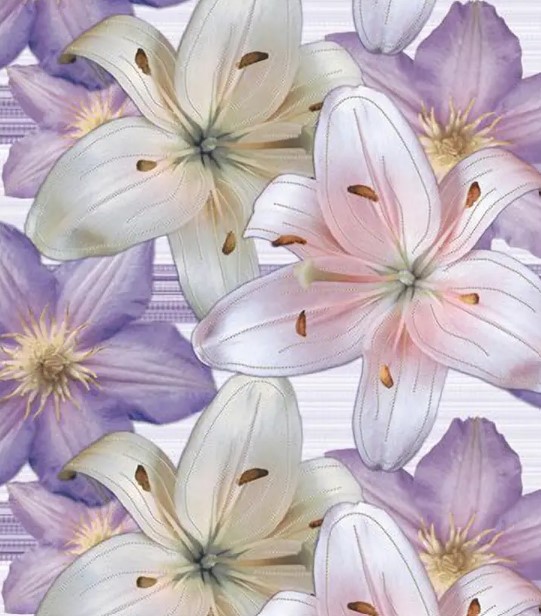 Multicolour Flower Printed Adhesive Waterproof Wallpaper For Home Decoration 5 Meter