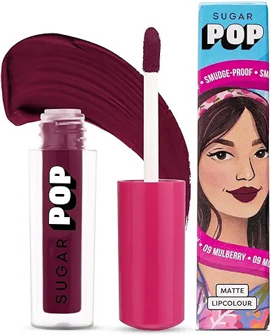 Sugar Pop Matte Lipcolour Vitamin E Super Pigmented Smudge Proof 1Point6 Ml 09