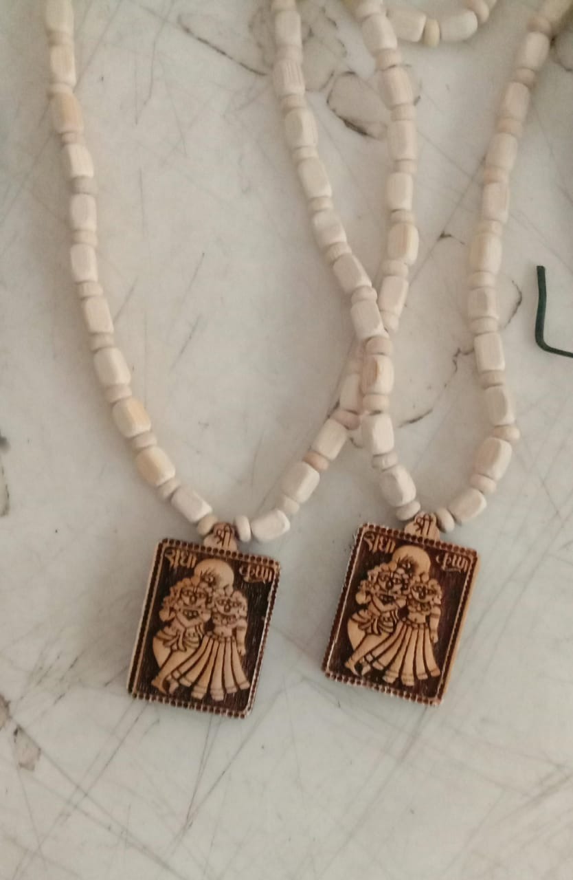 Radha Krishna Tulsi Mala Pack Of 2
