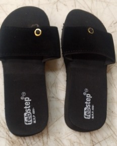 Febstep Black High Heel Extra Soft Sleeper For Women Size 7