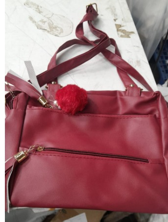 Womens Hand Bag Maroon