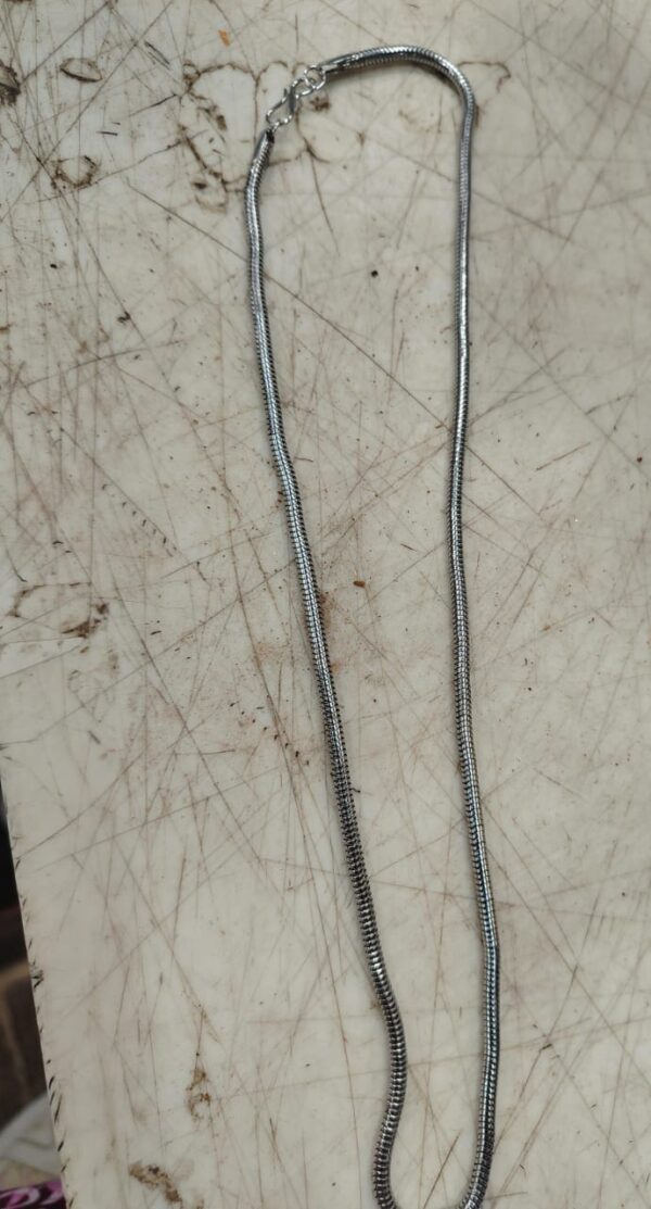 Silver Colour Chain For Unisex