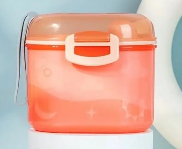 Peach Sprout Spoon Milk Powder Storage Container