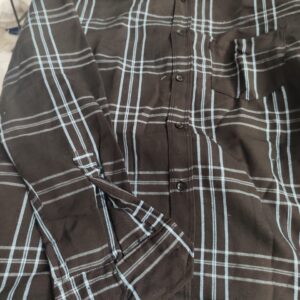 Black And Blue Checked Shirt For Men Size L