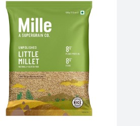 Mille Unpolished Little Millet 500 Gm
