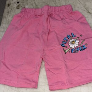 Kids Girls Lite Pink Color Shorts Size 5 To 6 Years