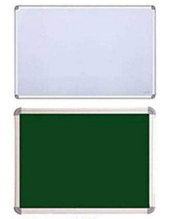Whitelily Melamine Writing Surface Magnetic Green Chalk Board School Board Size (3X5) Ft