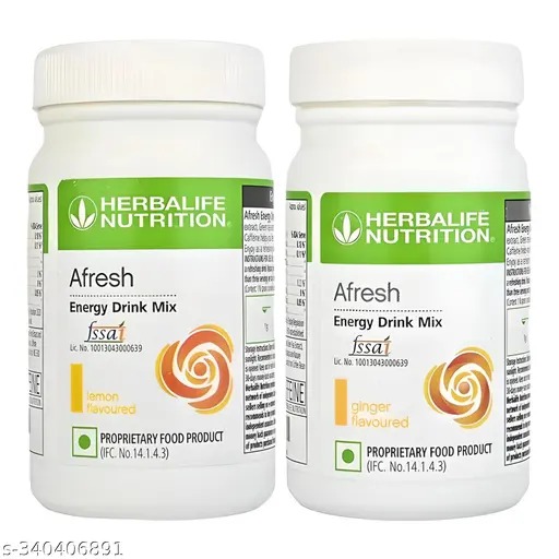 Herbalife nutrition Afresh Energy Drink Ginger 50g Pack of 2