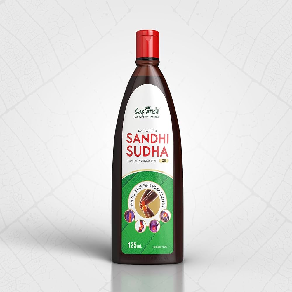 Saptarishi SANDHI SUDHA 125 ml OIL FOR JOINT PAIN RELEIF PACK OF1