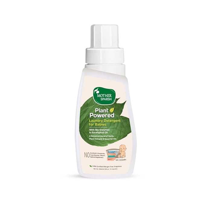 Mother Sparsh Plant Powered Baby Liquid Laundry Detergent 200ml