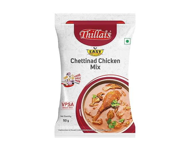 Thillais Easy Chettinad Chicken Mix 50g Pack of 1