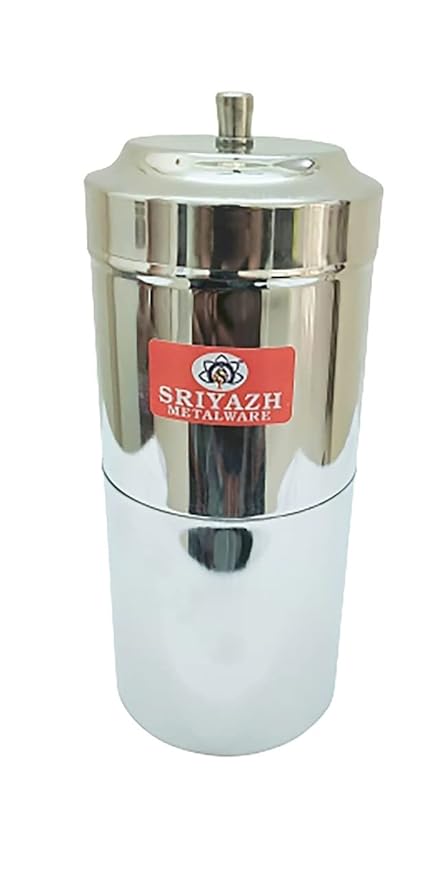 Sriyazh Metalware Stainless Steel Coffee Filter Size 1 200ml B 62mm H 161mm