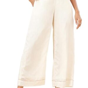 Akkriti by Pantaloons Womens High Rise Comfort Fit Pants size S colour cream