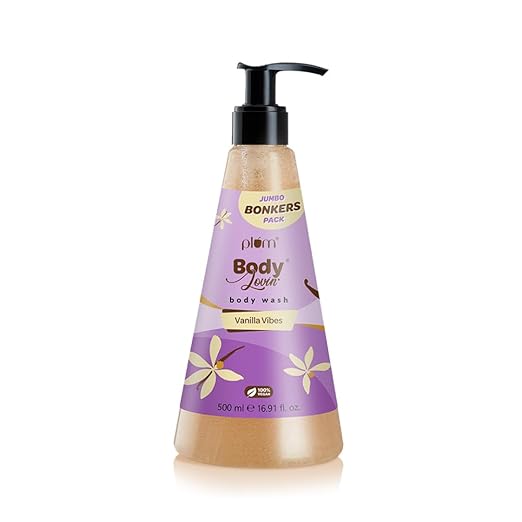 Buy Plum Bodylovin Vanilla Vibes Body Wash SLS Free Creamy Body Images