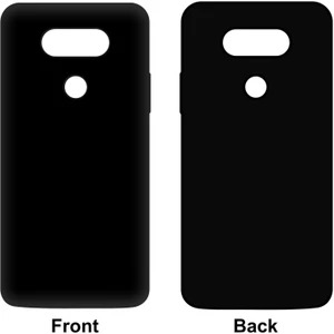 Private Label CASE CREATION Back Cover for LG G5 2016 Black Dual Protection Pack of 1