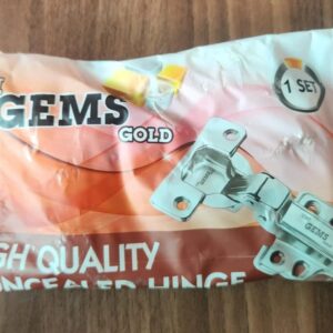 Uni Gems Gold Stainless Steel Door Hinge Set of 2
