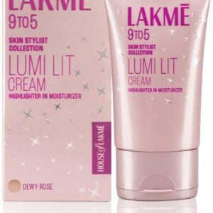 Lakme Lumi Cream Moisturizer with highlighter Enriched with Niacinamide for all skin type 30 gm