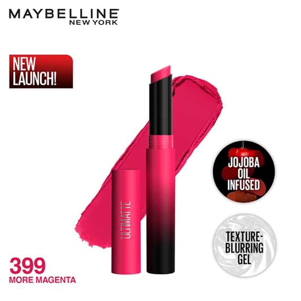 Maybelline New York Lipstick Matte Finish 1 7gm More Magenta