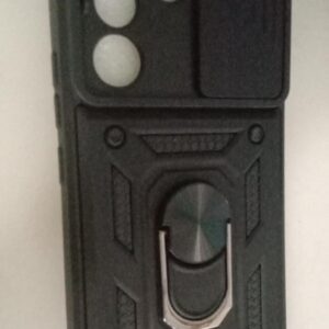 Vivo V27 Pro 5G Polycarbonate Tough Armor Bumper Back Case Cover black colour