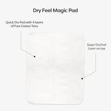 Super bottoms 2 layer pad pack of 2 white colour S