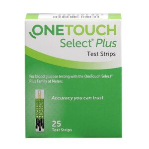 One Touch Select Plus Strips 25