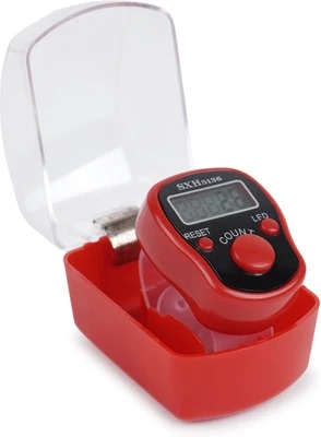 SXH 5 Digit LCD Finger Counter Hand Red colour