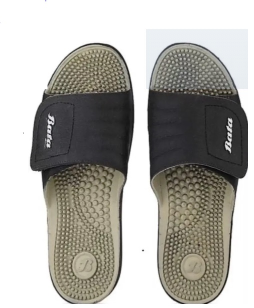 Bata Men Slides Black 7
