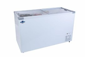 Rockwell 435Ltr Glass Top Deep Freezer Low Power Consumption SFR450GT White