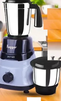 Fogger Zest Pro model 3 jar mixer Grinder 600 Watt black And Grey