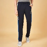 Ajile By Pantaloons Men Solid Navy Track Pants L Size