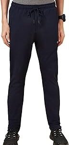 Ajile by Pantaloons Mens Slim Track Pants Navy Colour L Size