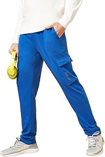 Ajile by Pantaloons Mens Mid Rise Regular Fit Pants Royal Blue Colour M Size