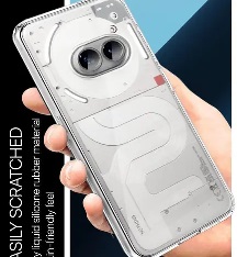 Private Label ixicore Soft Flexible Slim Fit Comprehensive 360 Protection Transparent Back Cover For Nothing Phone 2A