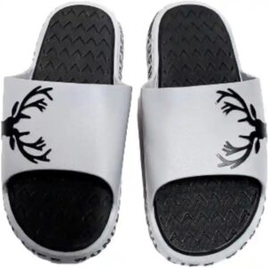 Private Label Cloudart Men Slides White Black Colour Size 43
