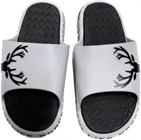Private Label Cloudart Men Slides White Black Colour Size 43