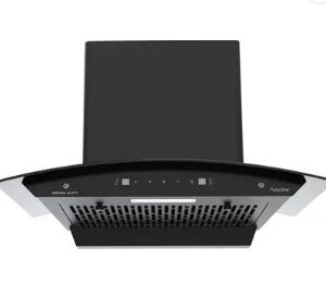 Kutchina Scott 90 Auto Clean Wall Mounted Black 1200 CMH Chimney