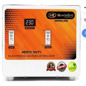 Muscle Grid 8KVA 90 300V 32Amps Heavy Duty Copper Wired Stabilizer for Home
