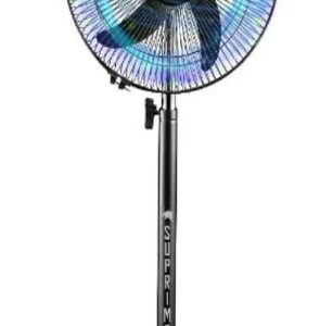 Moonstruck 5 Blades Dark Grey Ultra High Speed Pedestal Fan