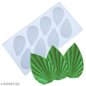 Private Label Leaf Fondant Mould Silicone Mould For Chocolate Making White Colour