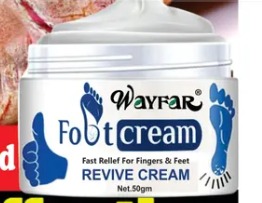 WaYFaR Crack Blaster Repair Cracked Skin Heel Finger Healing Balm and Crack Blaster Dry Skin and Body Cream 50g