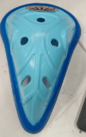 Private Label Fit City Care India Cricket Abdominal Guard with Soft Rubber Edges Men Colour Blue