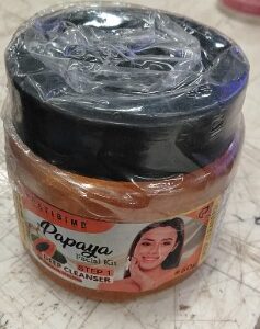 Pratibimb Papaya Facial Kit Deep Cleanser 50 g step 1