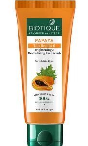 Biotique Advanced Papaya Tan Removal Brightening Face Scrub 100G