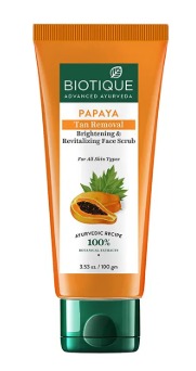 Biotique Advanced Papaya Tan Removal Brightening Face Scrub 100G