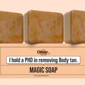 Ghar Soap Magic Soap Sandal Wood And Saffron Soap Magic Soap 300G