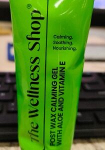 The Wellness Shop Post Wax Calming Gel With Aloe And Vitamin E 50g