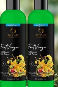 Private Label Fruit Vinegar Gel Based Hair Color 125ml pack Of 2